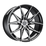 Resmi Galeri görüntüleyicisine yükleyin, 10.0X20 5X112 20177-2 ET40 73,1 GLOSS BLACK DIAMOND
