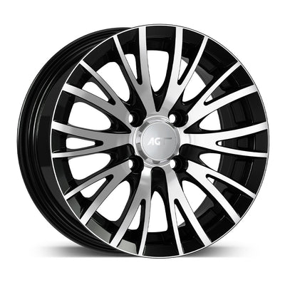 6.0X15 4X100 15014 ET35 67,1 GLOSS BLACK DIAMOND