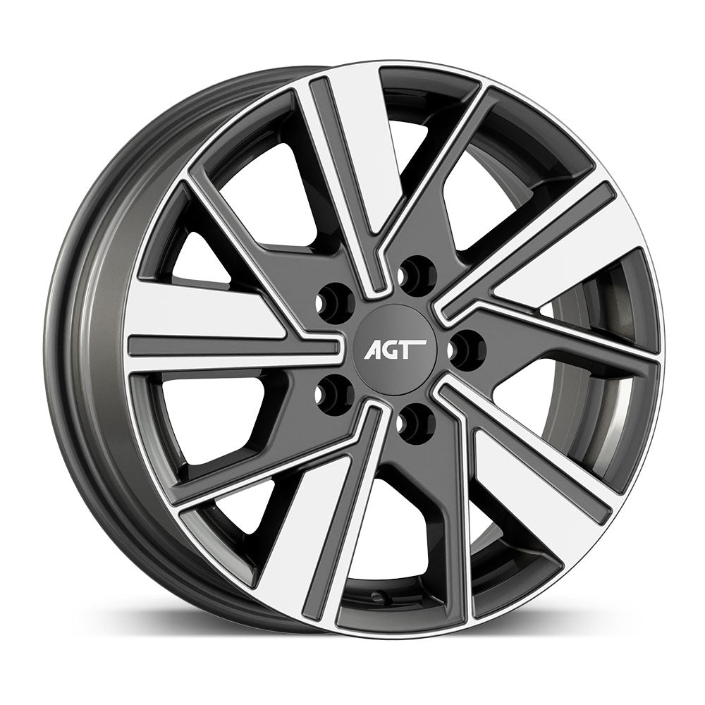 6.5X16 5X112 16249 ET38 66,6 MATT GUN METAL DIAMOND