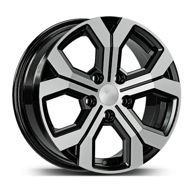 6.5X16 5X114 16260 ET40 66,1 SANTORINI BLACK DIAMOND