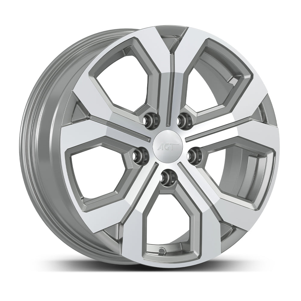 6.5X17 5X114 17260 ET40 66,1 SILVER DIAMOND
