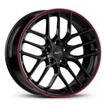 Resmi Galeri görüntüleyicisine yükleyin, 8.0X18 5X112 18121 ET35 73,1 BLACK LIP RED DIAMOND
