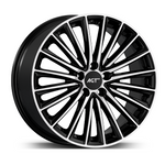 Resmi Galeri görüntüleyicisine yükleyin, 8.0X18 5X112 18269-1 ET45 66,6 GLOSS BLACK DIAMOND
