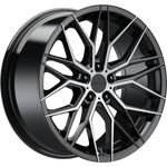 Resmi Galeri görüntüleyicisine yükleyin, 8.5X18 5X108 18141 ET35 73,1 GLOSS BLACK DIAMOND
