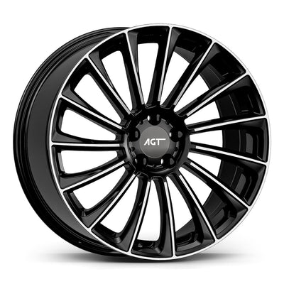 9.5X20 5X112 20234-2 ET50 66,6 GLOSS BLACK DIAMOND