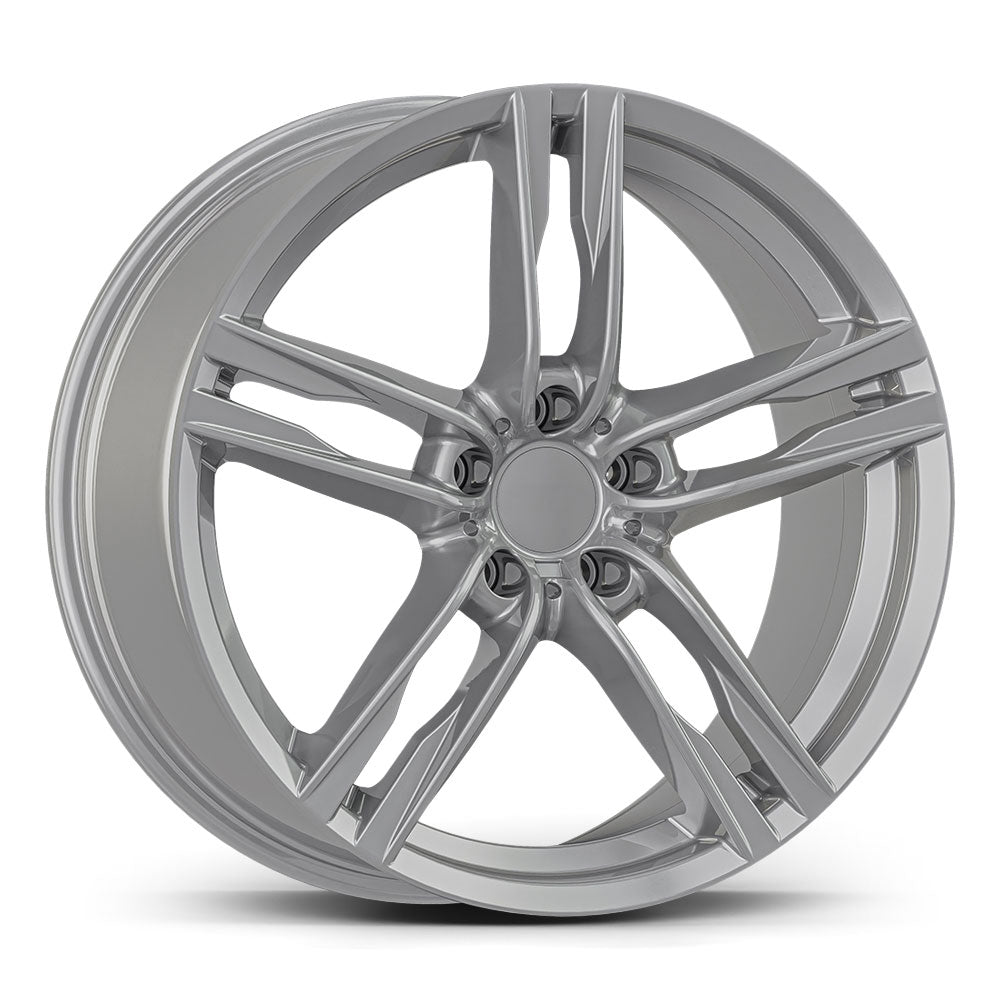 9.5X20 5X120 20179 ET37 72.56 FULL SILVER