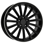 Resmi Galeri görüntüleyicisine yükleyin, 9.0X19 5X112 1112 ET49 66.60 MATT BLACK LIP DIAMOND
