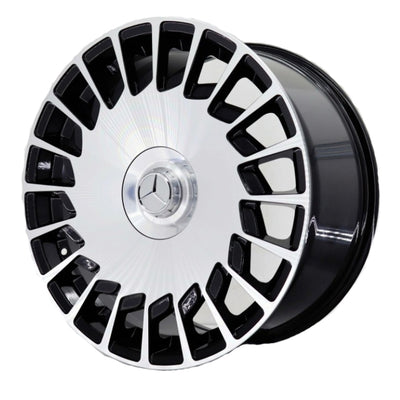 9.5X20 5X112 1112 ET48 66.60 BLACK DIAMOND