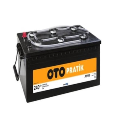 12V240AH  BUSONLU HORTUMLU BAKIMSIZ TIRNAKSIZ